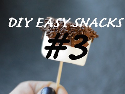Chocolade marshmallows - DIY EASY SNACKS #3
