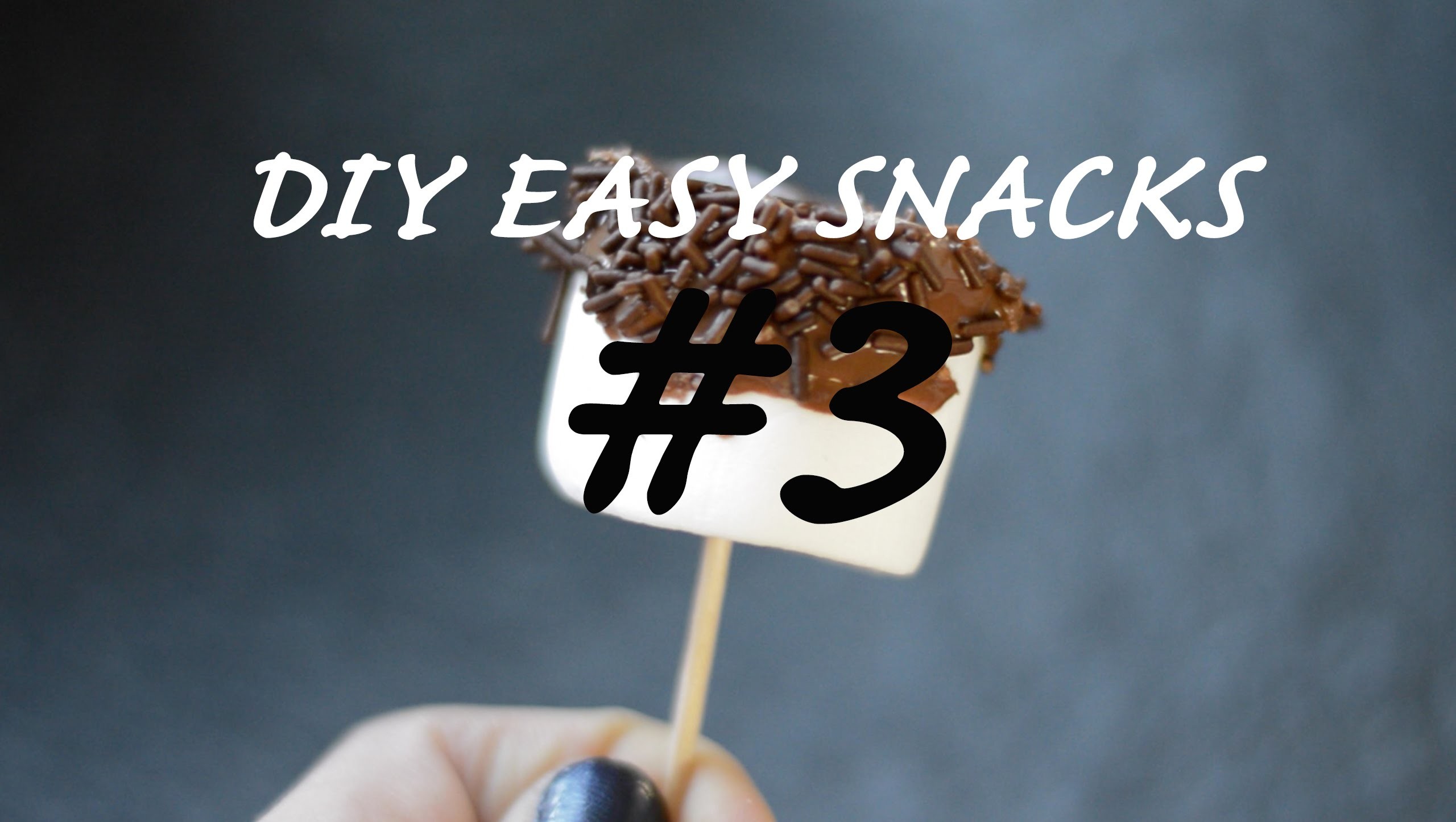 Chocolade marshmallows - DIY EASY SNACKS #3