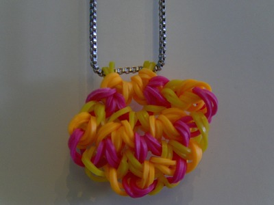 Rainbow Loom Nederlands | Diamond Ketting. Diamond Necklace (Original Design)