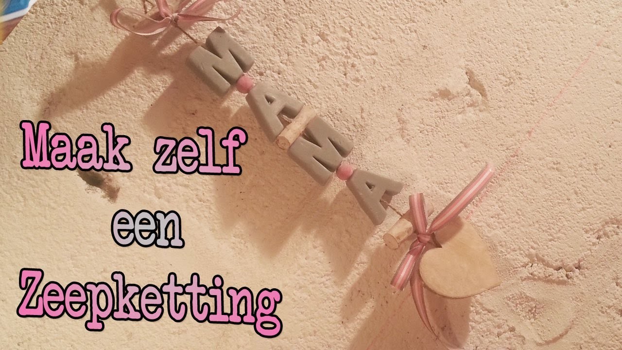 Diy Hoe maak je een zeepketting met Letters?