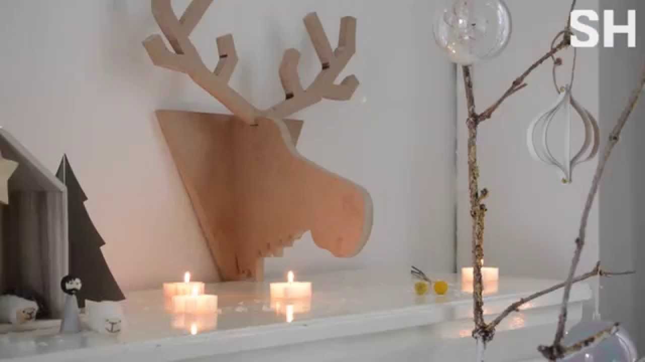 DIY KERST Rudolph wanddecoratie