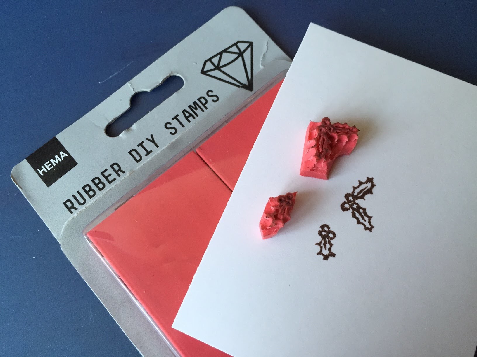 Zelf stempels maken: met Rubber DIY Stamps van Hema