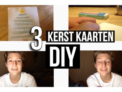 3 kerst kaarten DIY| Nick B