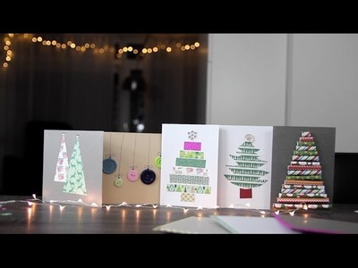 DIY Zelf kerstkaarten maken! Budget - Makkelijk - Inspiratie - Pinterest
