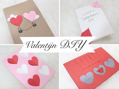 DIY. 5x Valentine cards!