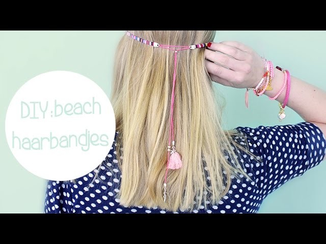 DIY: Beach haarbandjes