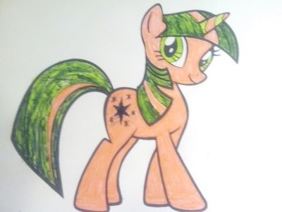 Three marker challenge: twilight van My little pony, how to en diy