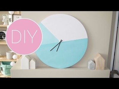 DIY Colourblock Clock