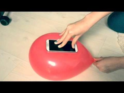 DIY ballon telefoonhoesje maken