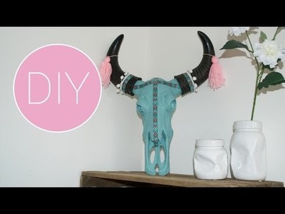 DIY Ibiza buffalo skull