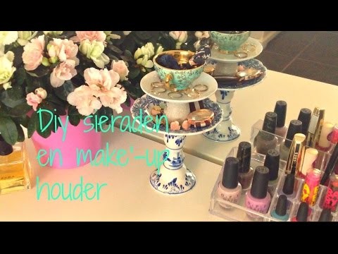 DIY Houder van oud servies