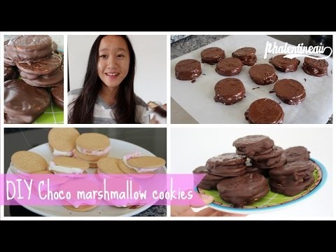 DIY Choco marshmallow cookies