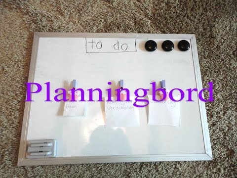 DIY planningbord maken