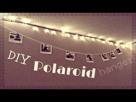 DIY Polaroid Hanger | The Make-up Guide