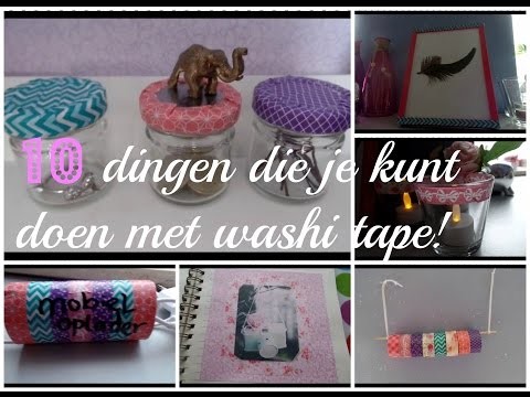 10 dingen die je kunt doen met washi tape! | DIY Inspiration