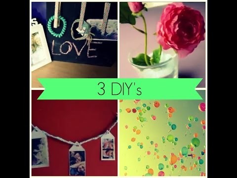 ❤ 3 DIY's {room decor}  ❤
