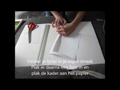 DIY - fotolijstje