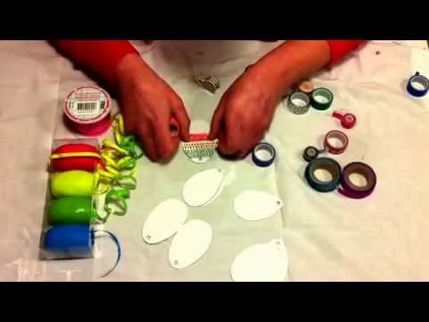 DIY Paastak washi tape! Leuk om met kinderen te maken.