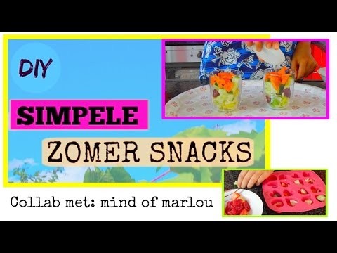 DIY Zomer Snacks. Collab met mind of marlou 