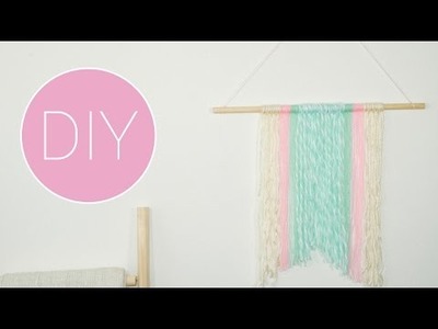 DIY Wollen wanddecoratie