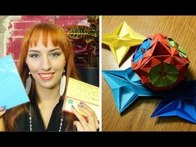 DIY: Origami winter.kerst decoraties