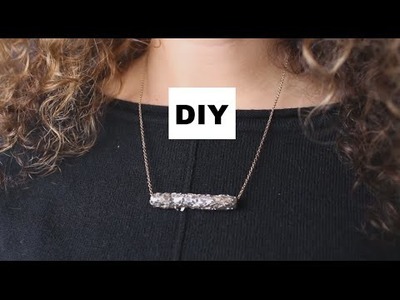 DIY: Ketting hanger van RIETJE en DUCTAPE! || DIY DONDERDAG ||