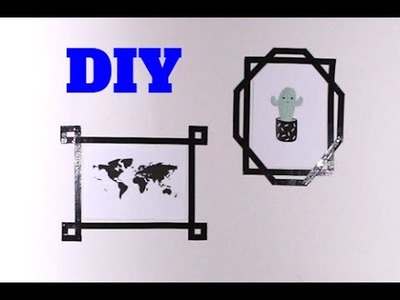 DIY: WALL ART met TAPE (2 simpele ideeën) || DIY DONDERDAG ||