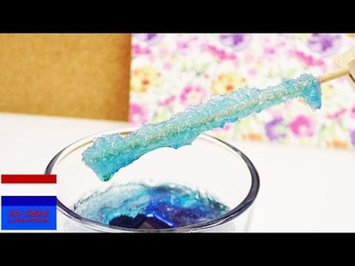 DIY zelf snoep maken UPDATE | Deel 2 DIY suikerkristallolly’s | kleurige kandij