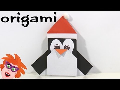 FUN origami pinguïn - How to make a penguin