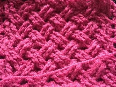 Keltische weefsteek haken- Toer 1,2 en 3 - Celtic weave stitch crochet