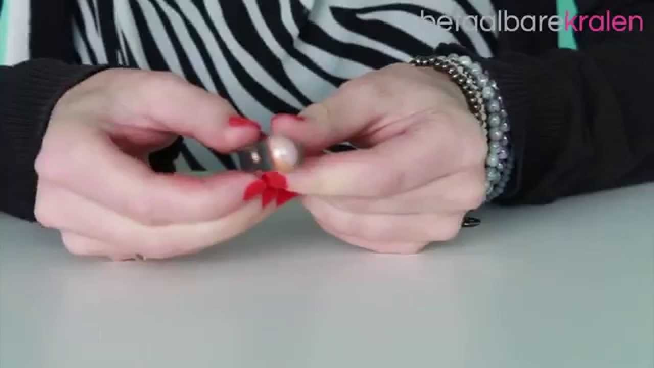 DIY: Hoe maak je een ring met leer, DQ metalen pin en een kraal?