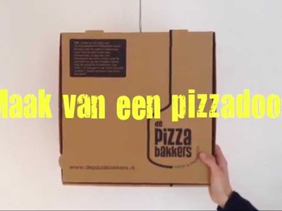 Van pizzadoos naar lampion: een DIY!