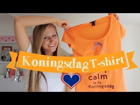 DIY Koningsdag T- Shirt ♥ MADEBY Noelle