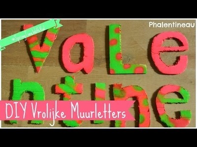 DIY Vrolijke Muurletters - #SpringTimeWithVal