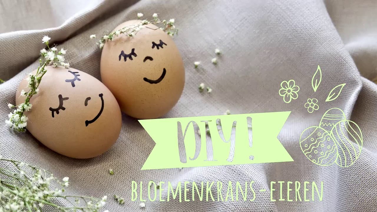 DIY paaseieren knutselen: bloemenkransjes in een paar stappen! | Westwing