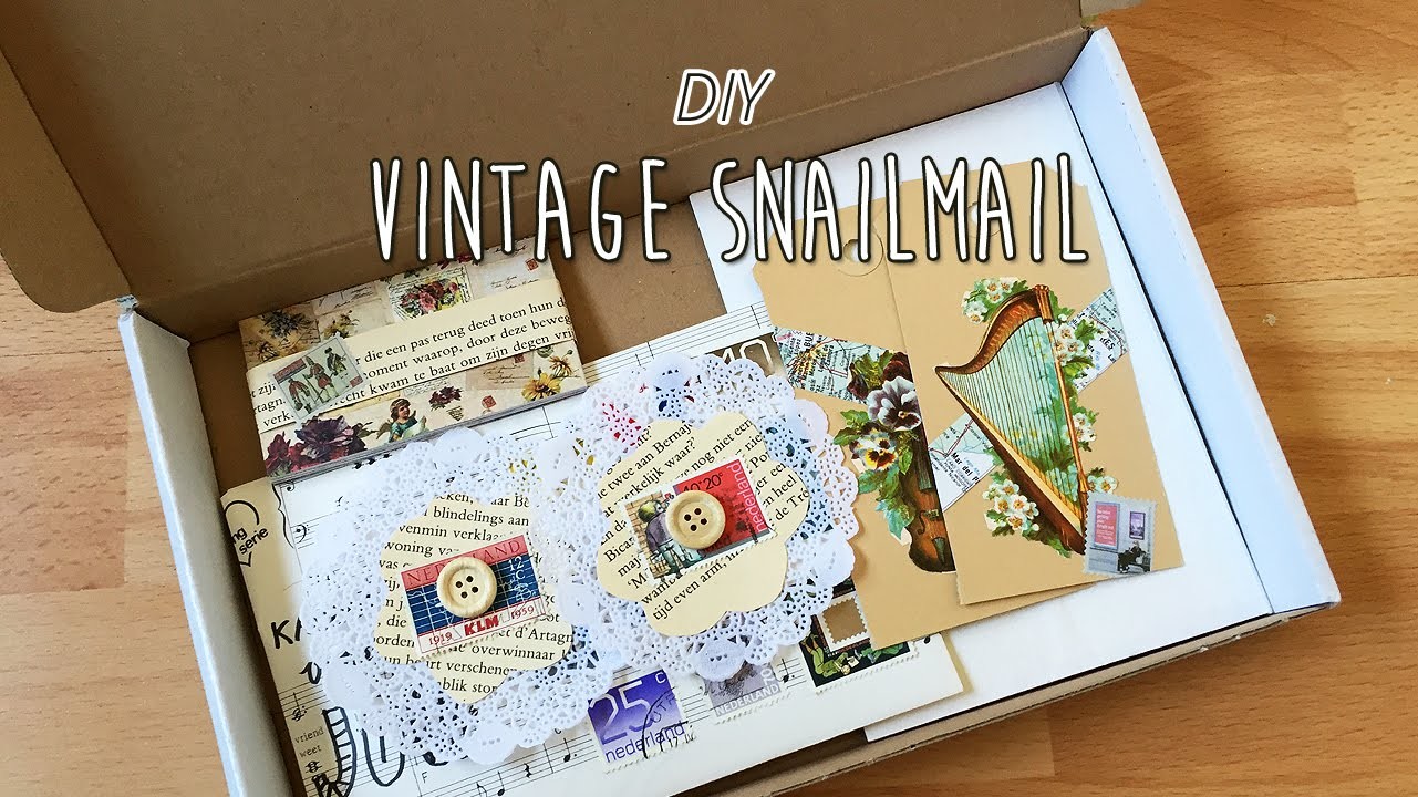 DIY Vintage snailmail