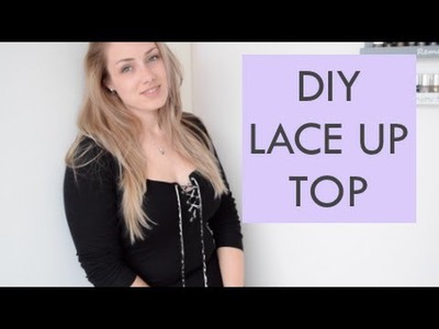 DIY LACE UP TOP | By D