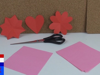 Sterren, harten & bloemen uitknippen | DIY knutselideeën voor kinderen
