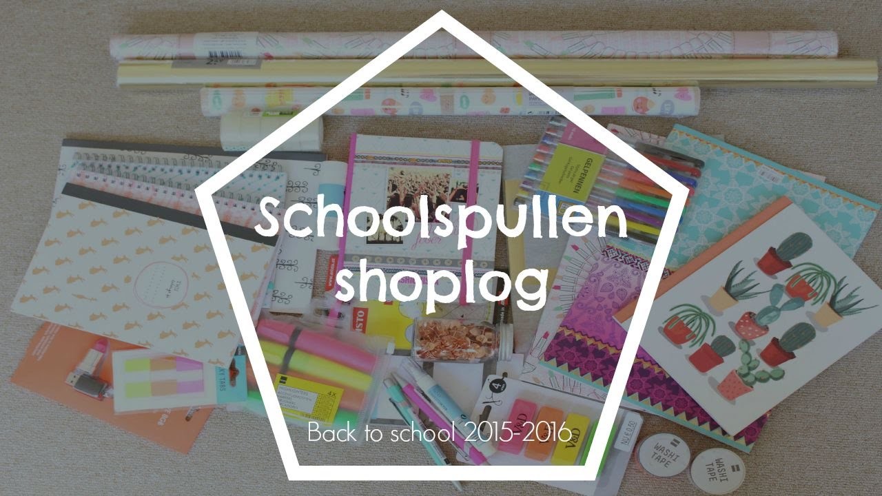 Schoolspullen shoplog.haul | Back to school 2015.2016