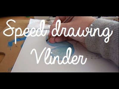 Speed drawing Butterfly | Jojan Vlogt