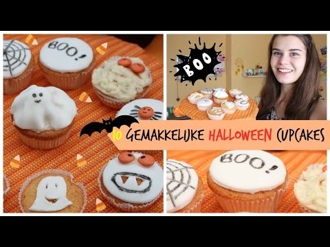 DIY: 10 gemakkelijke halloween cupcakes!