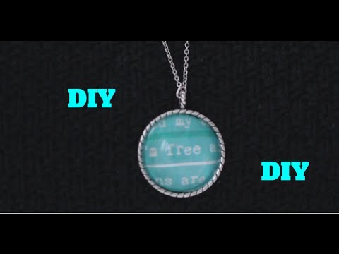 DIY: Tijdschrijftenknipsel voor Kettinghanger & Ring (Simpel!) - DIY Nederlands