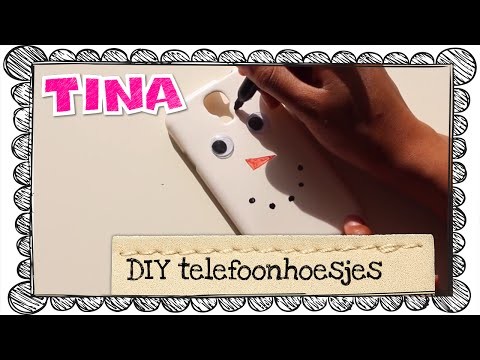 Telefoonhoesjes maken door Tina's DIY-vlogger Valentine