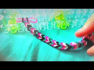 Rainbow loom fishtail bracelet