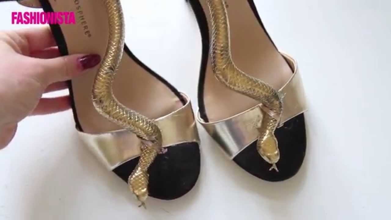 Fashionista DIY - Snake sandals