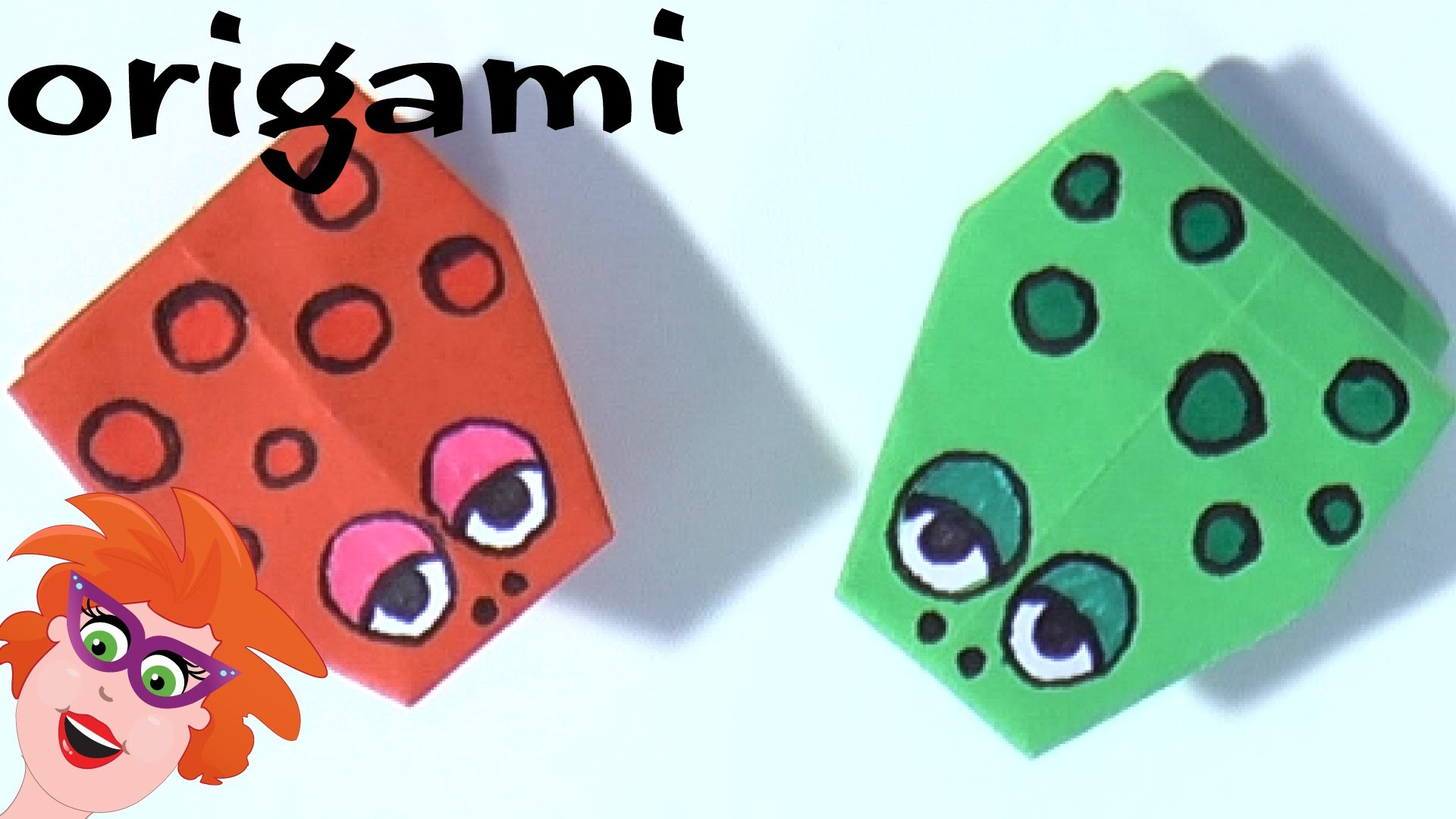 DIY Origami: springende kikker vouwen van papier (moeilijk)