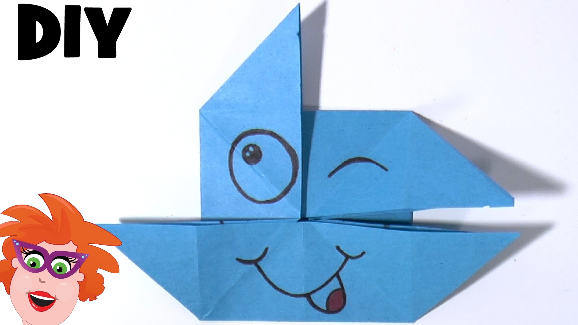 Fun: Origami gezichten vouwen met papier