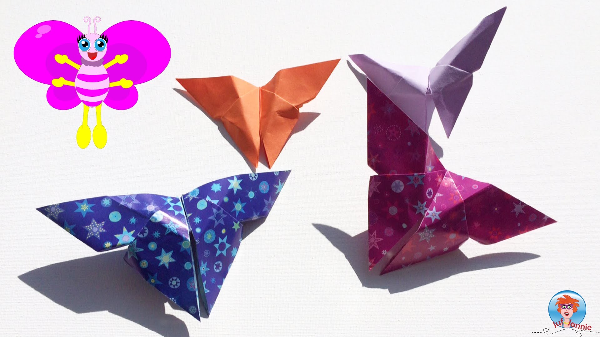 FUN: Origami vlinder - vlinders vouwen van papier