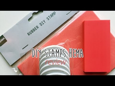 HEMA rubber diy stamps