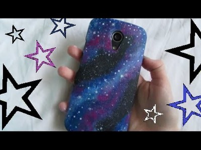 DIY Galaxy Phone Case! ~ Telefoonhoesje decoreren!